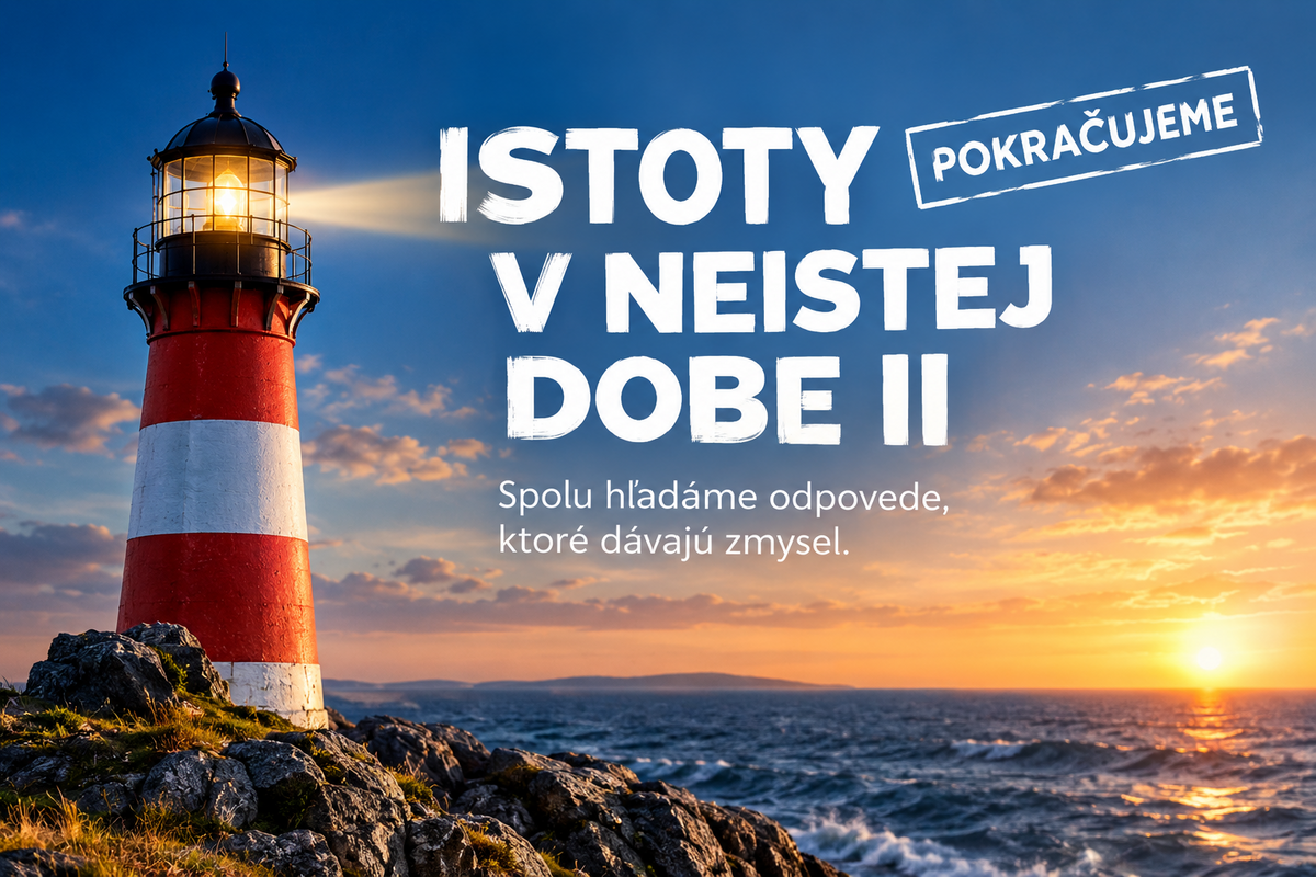 Maják nádeje pri východe slnka